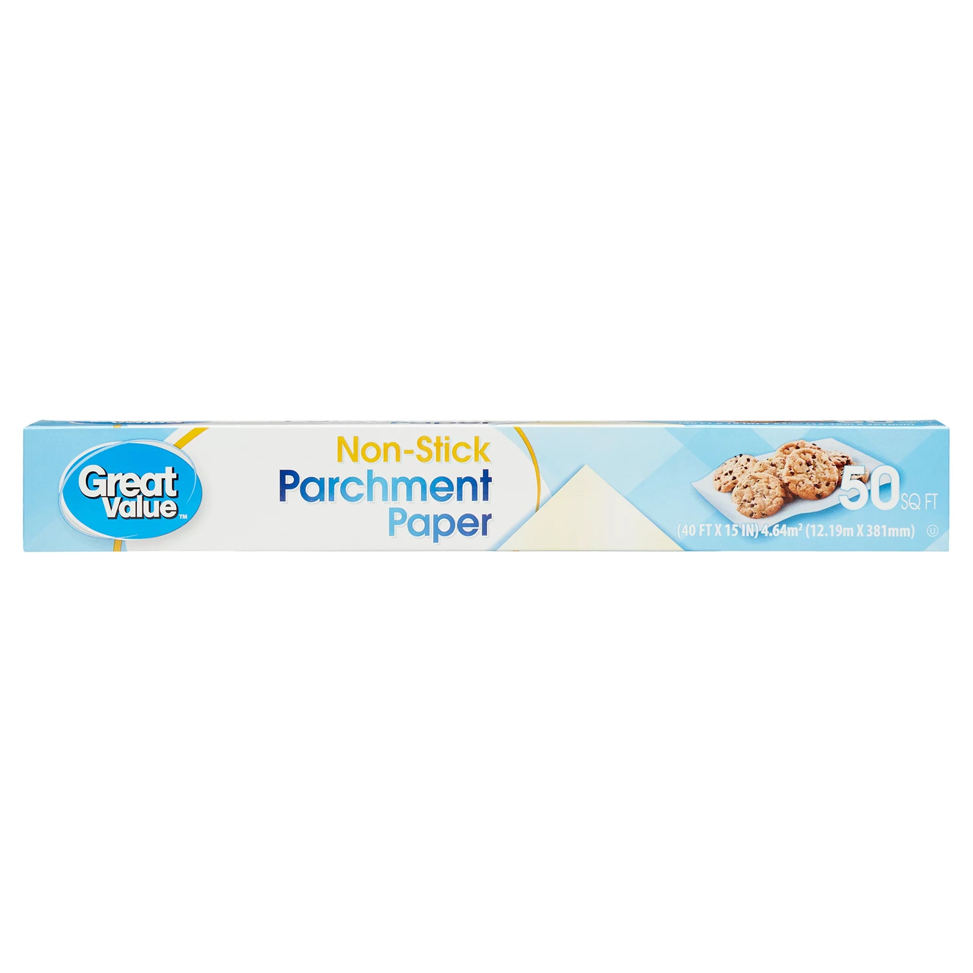 Great Value Unbleached Compostable Parchment Paper, 50 Sq ft