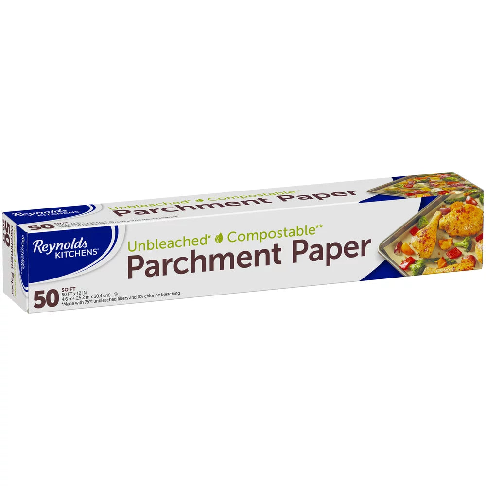 Reynolds Kitchens Unbleached Parchment Paper Roll, 50 Square Feet – USBAZ
